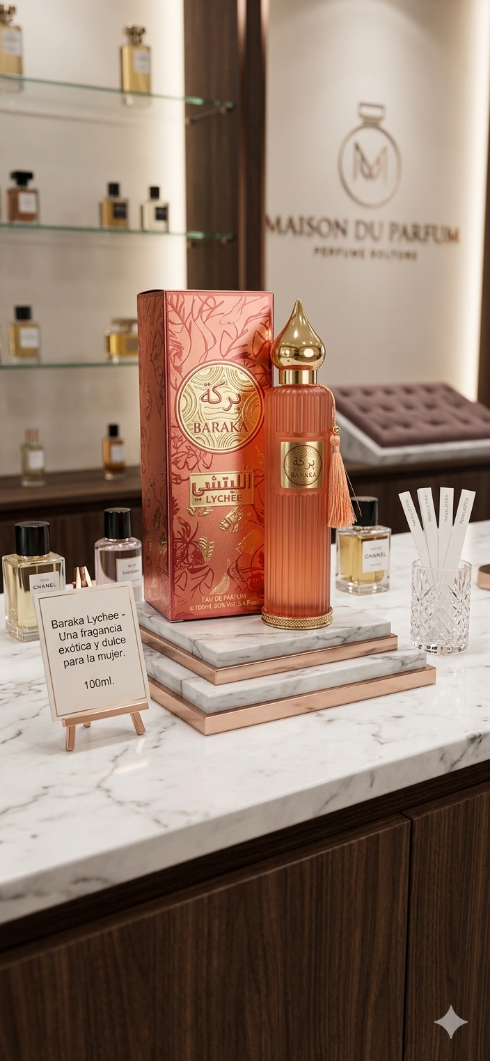 Baraka Lychee Eau de Parfum para Dama 3.4 fl oz – Natural Spray
