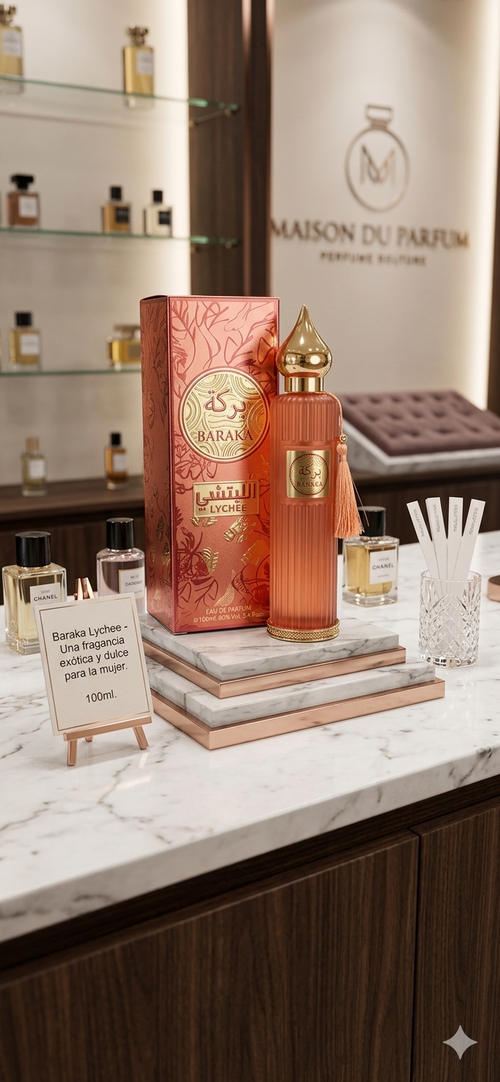 Baraka Lychee Eau de Parfum para Dama 3.4 fl oz – Natural Spray