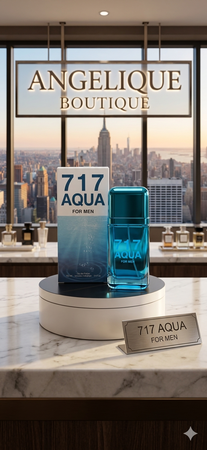 717 VIP Aqua Noir Black Eau de Parfum para Caballero 3.4 fl oz – 100 ml