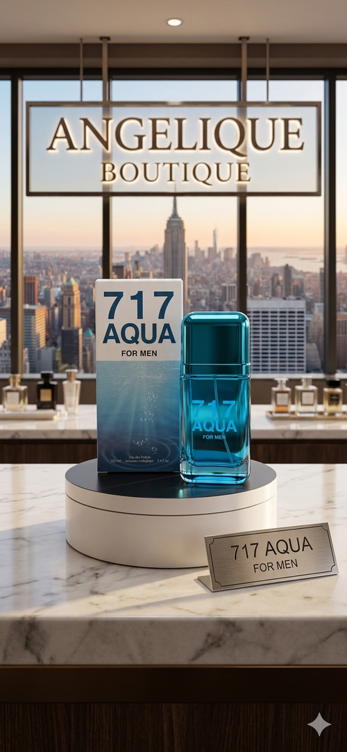 717 VIP Aqua Noir Black Eau de Parfum para Caballero 3.4 fl oz – 100 ml