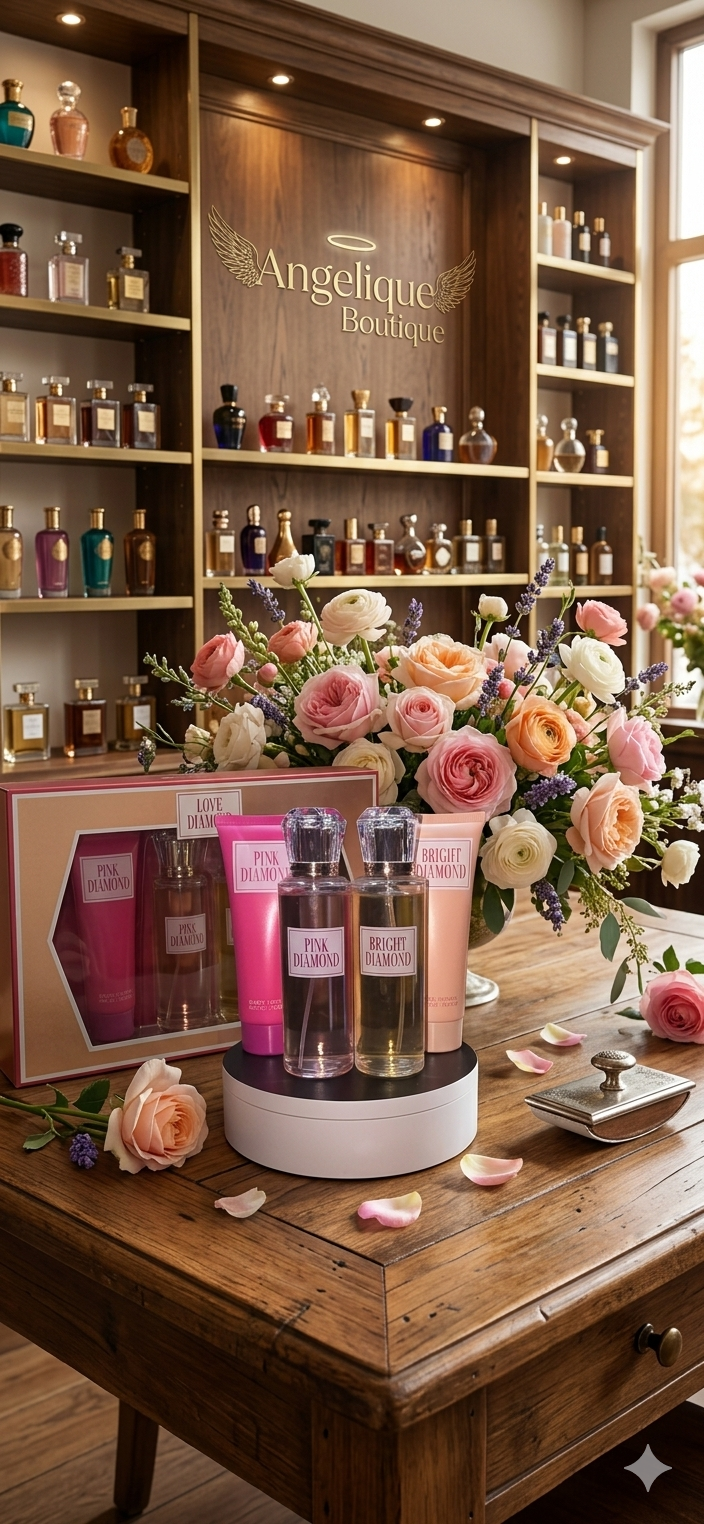Pink Diamonds Set de Perfume 4 Piezas para Dama