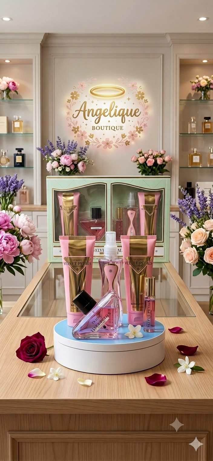 Velvet Petals Pour Femme Set de Perfume 5 Piezas para Dama