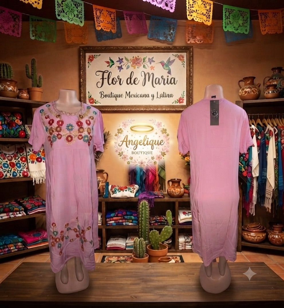 Vestido Midi Floral | Estilo Mexicano Elegante