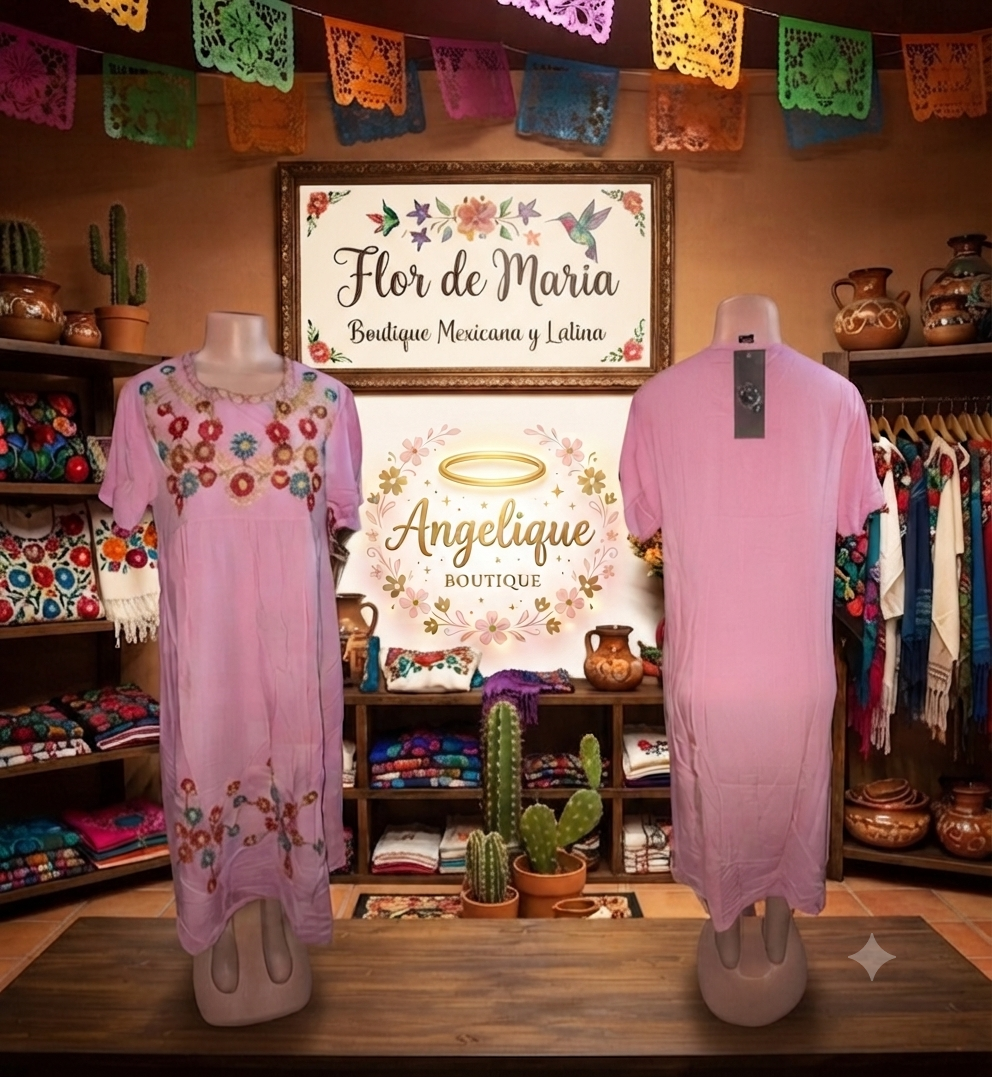 Vestido Midi Floral | Estilo Mexicano Elegante