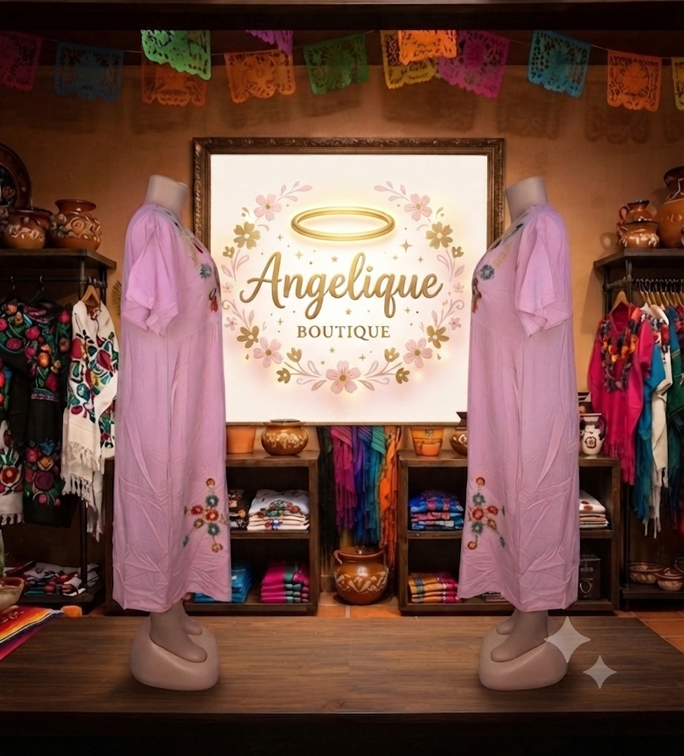 Vestido Midi Floral | Estilo Mexicano Elegante