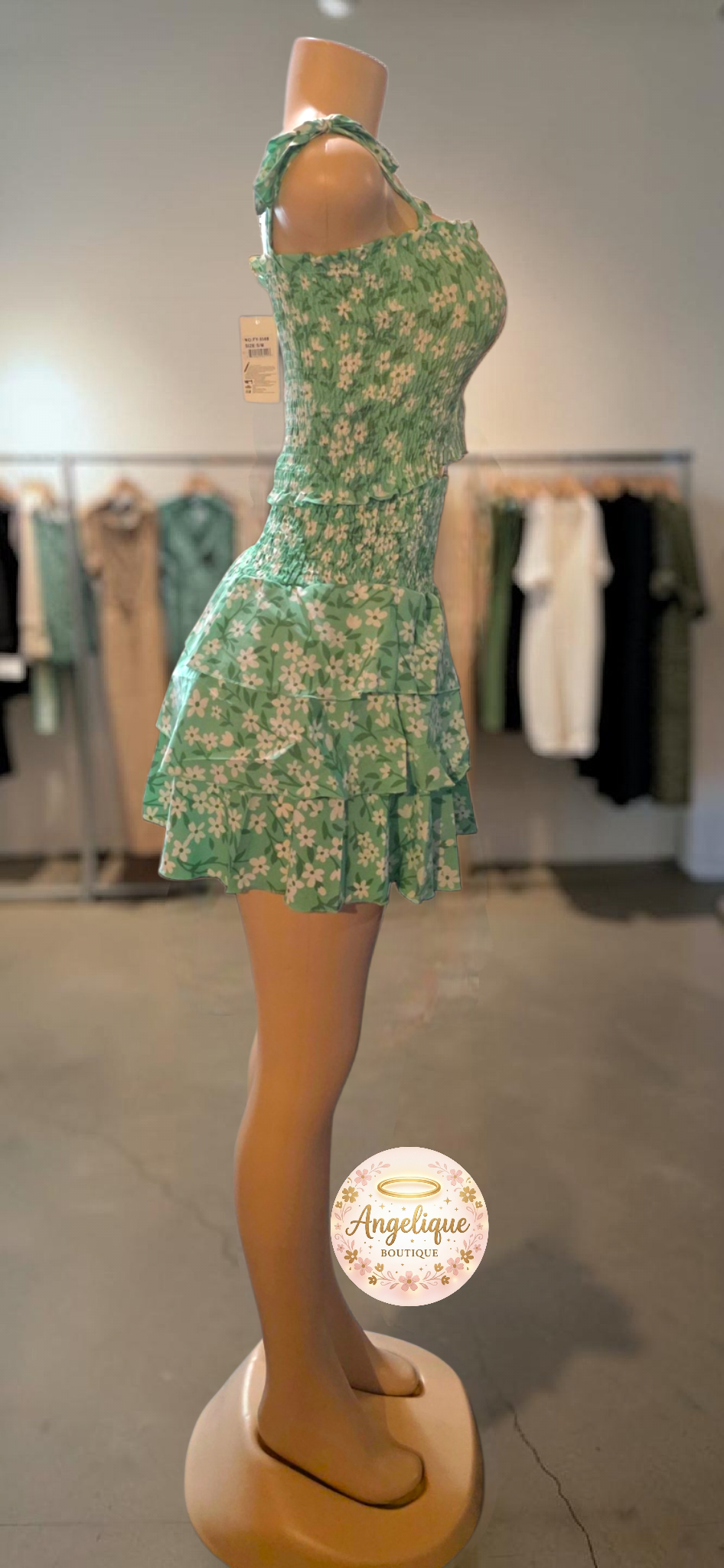 Set Floral de Falda y Blusa