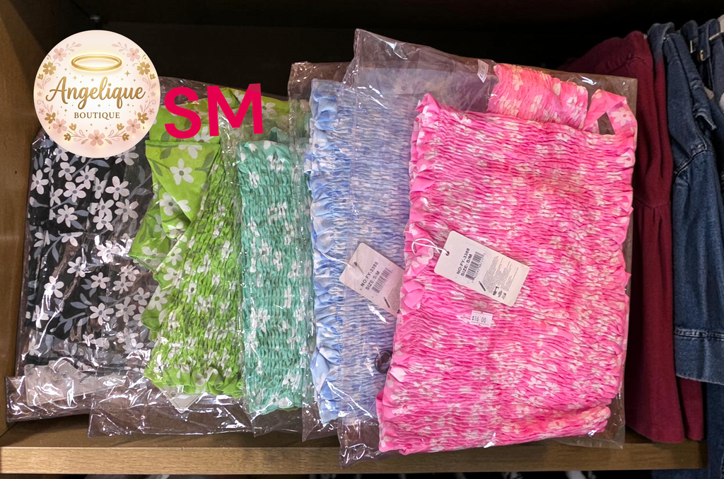 Set Floral de Falda y Blusa