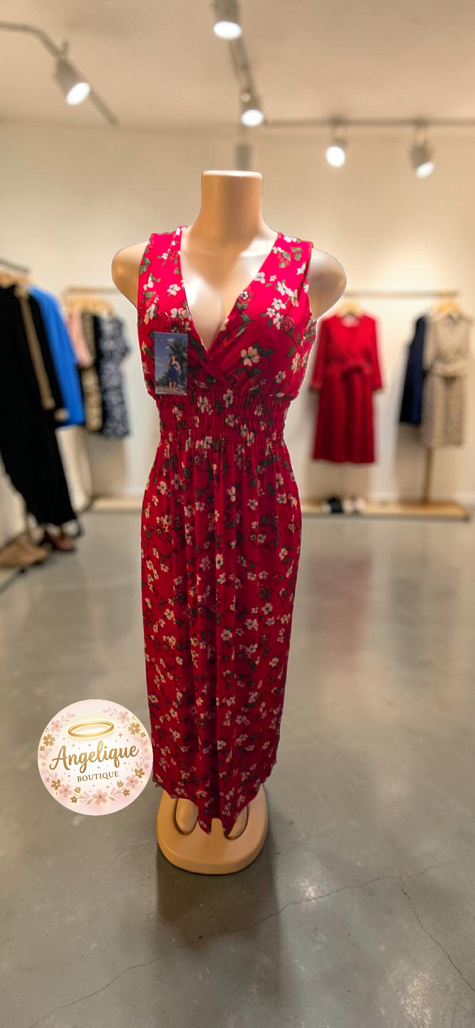 Vestido Largo Floral para Mujer