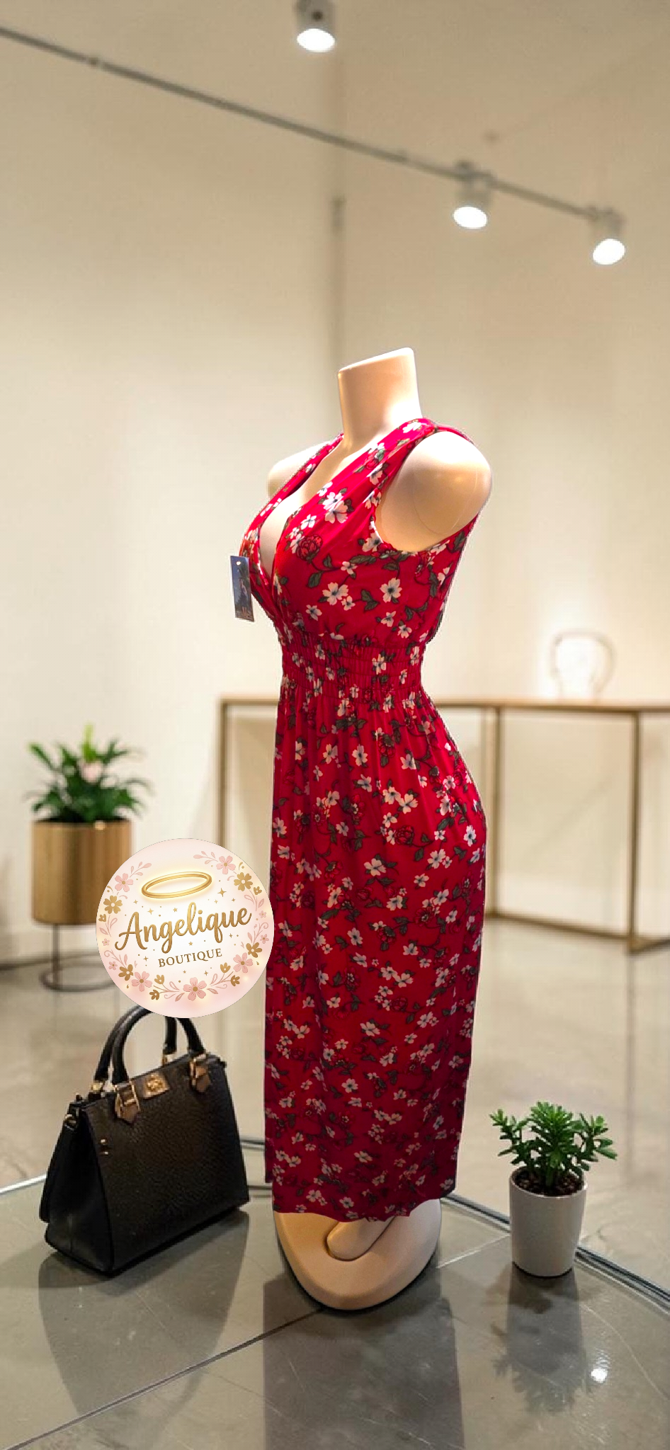 Vestido Largo Floral para Mujer
