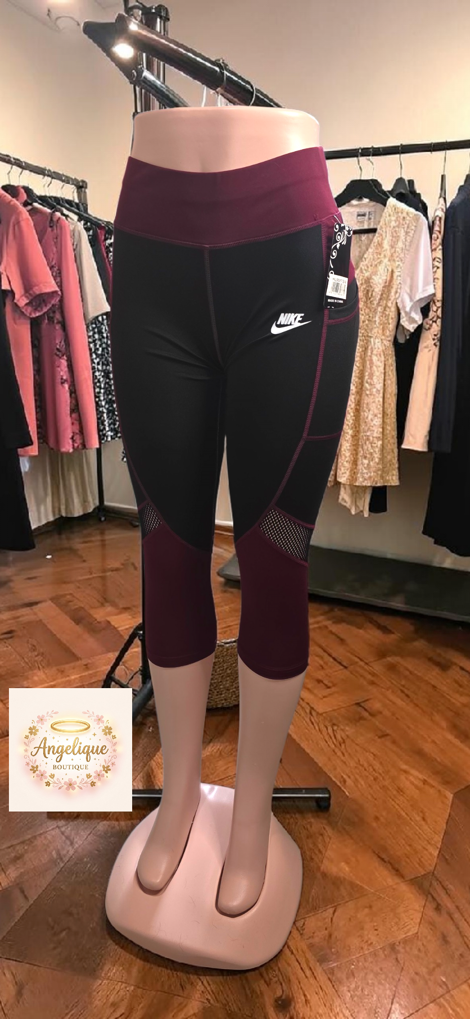 Leggings Deportivos de Alta Compresión – 92% Poliéster / 8% Spandex