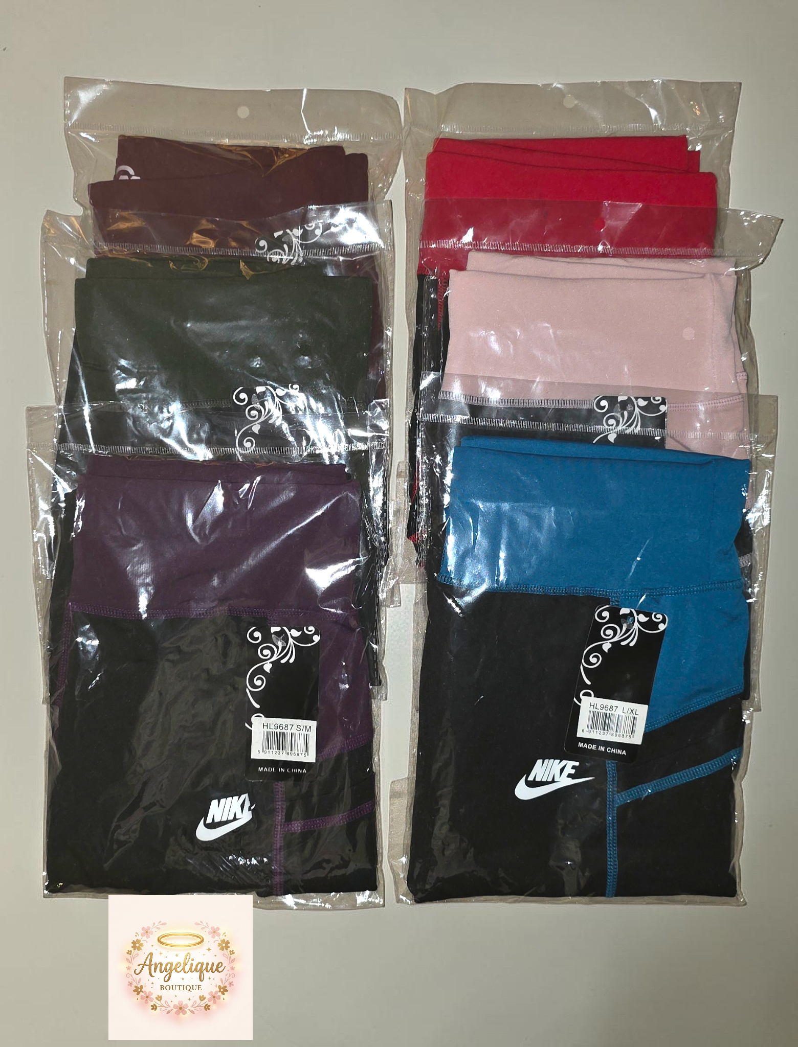 Leggings Deportivos de Alta Compresión – 92% Poliéster / 8% Spandex