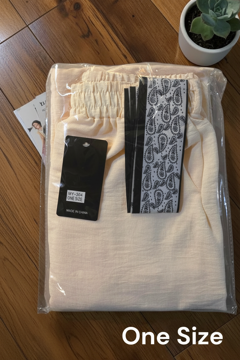 Pantaloneta Palazzo de Vestir 👚 | Cinturón Incluido | Talla Única