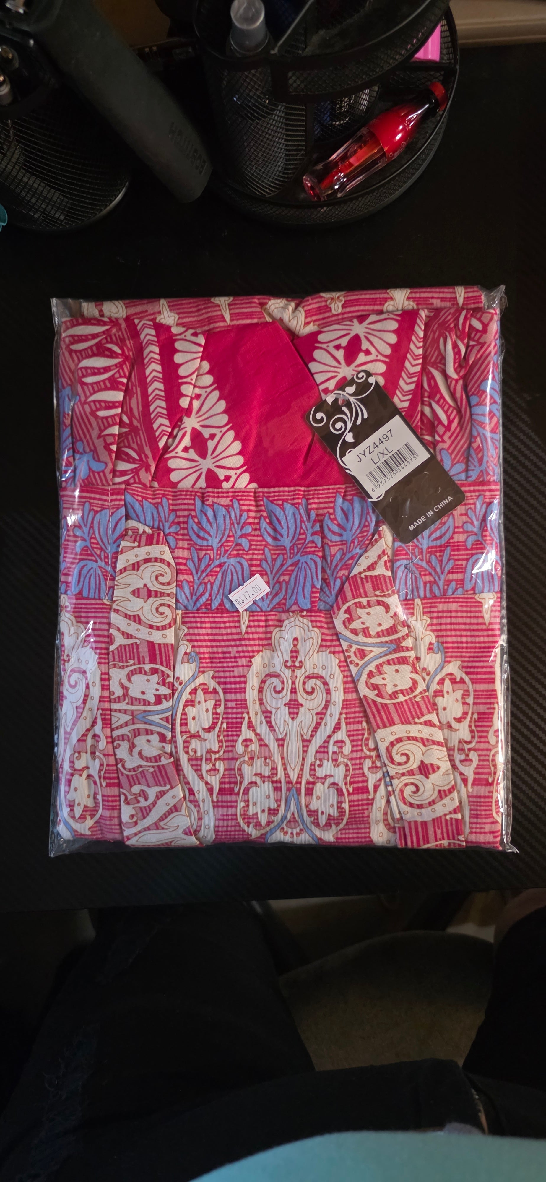 Vestido Largo Floral – 80% Algodón / 20% Poliéster