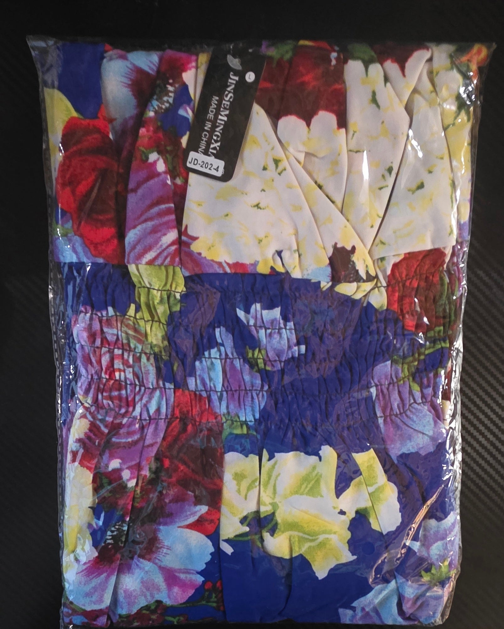 Maxi Vestido Floral Elegante – Poliéster y Spandex