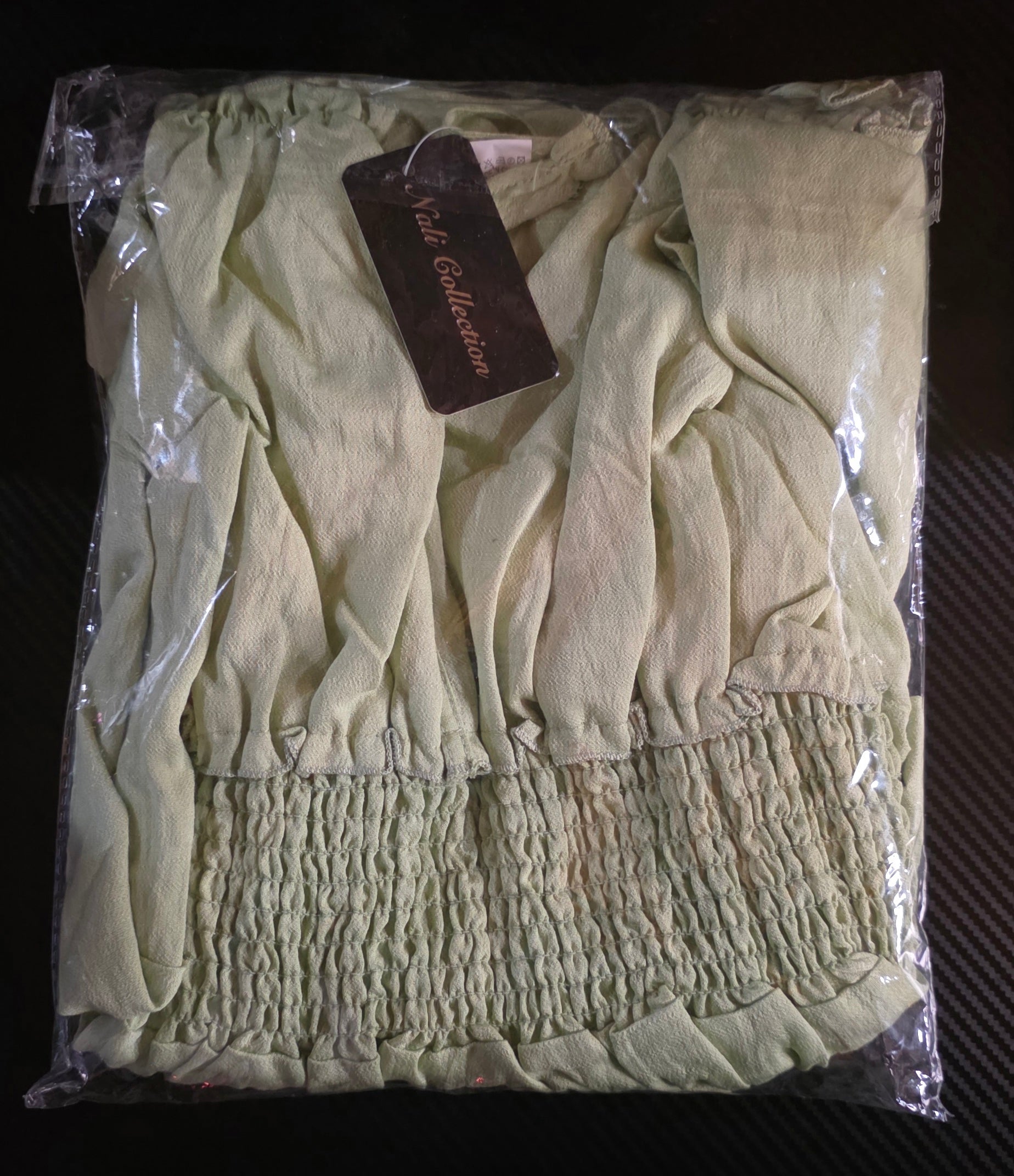Vestido Campesino Bohemio – 65% Seda / 35% Poliéster