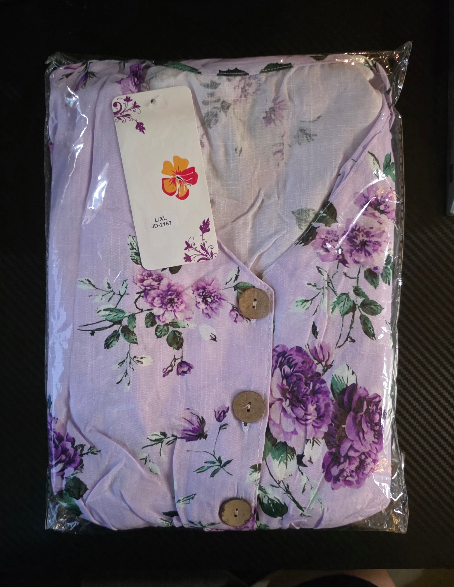 Vestido Corto Floral – 100% Algodón