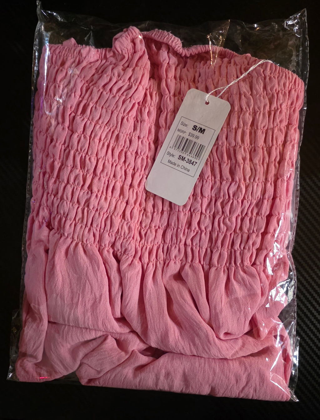 Vestido Corto de Tirantes – 65% Algodón / 35% Poliéster