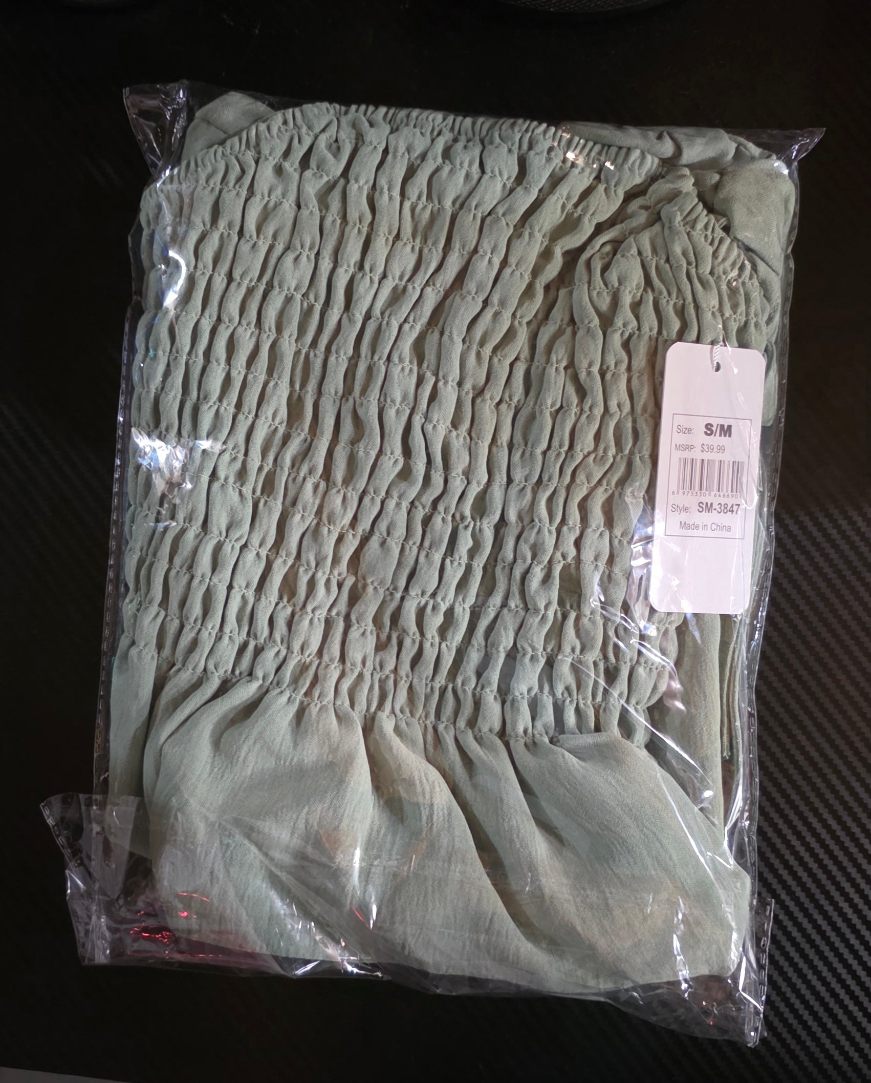 Vestido Corto de Tirantes – 65% Algodón / 35% Poliéster