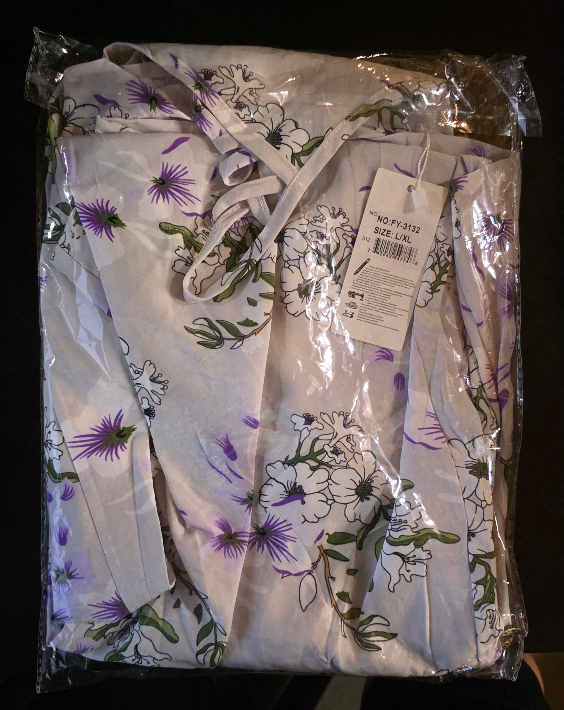 Enterizo Floral con Escote en la Espalda – 95% Poliéster / 5% Elastano