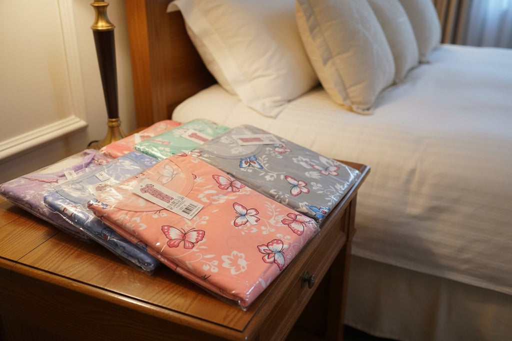 Pijama Dos Piezas con Estampado de Mariposas 🦋 | Pantalón Largo