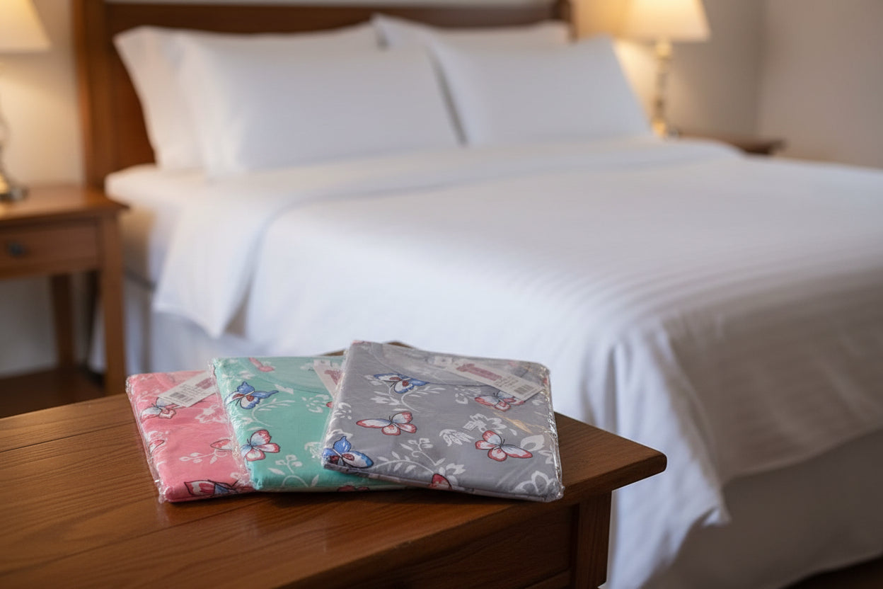 Pijama Dos Piezas con Estampado de Mariposas 🦋 | Pantalón Largo
