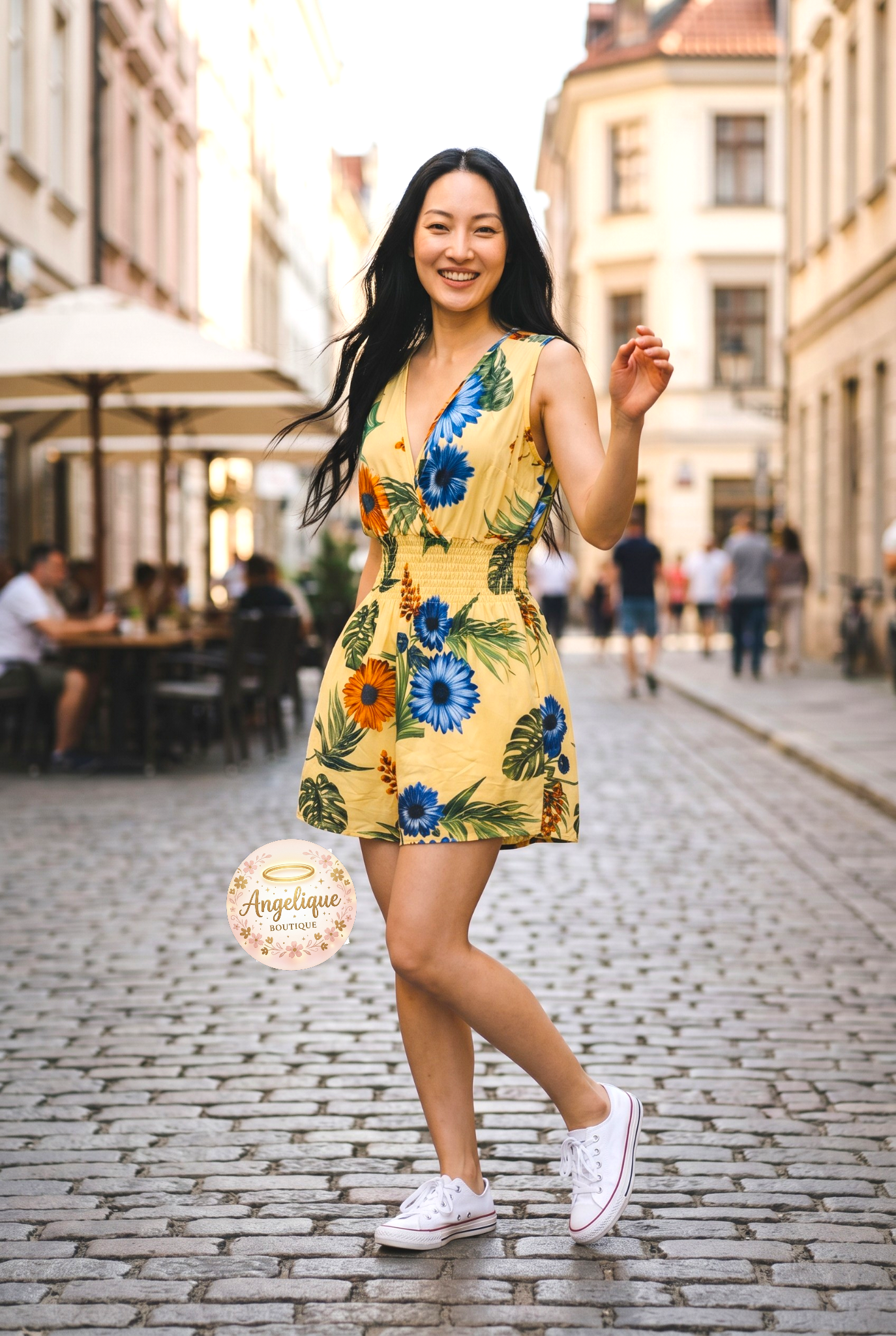 Vestido Corto Floral