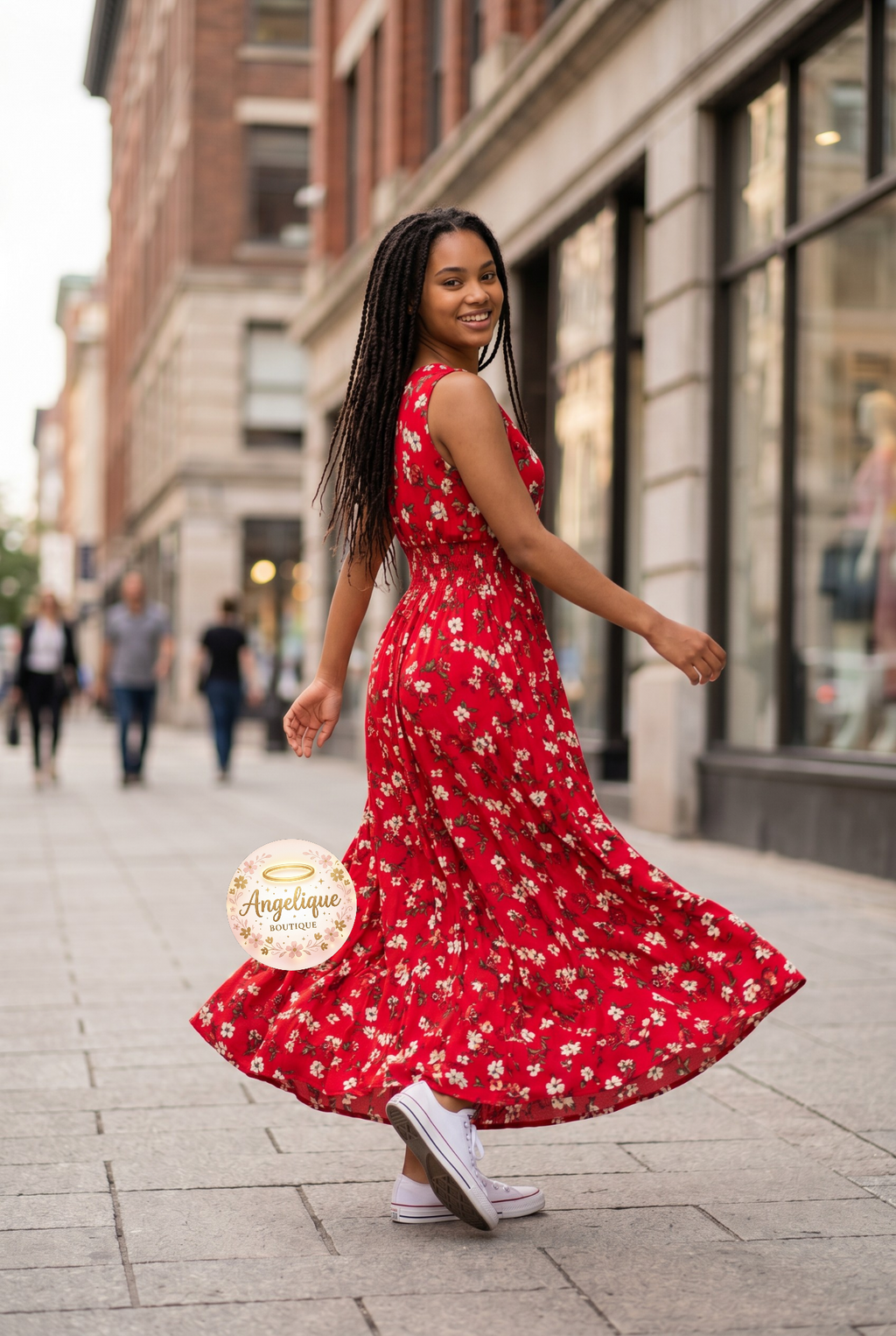 Vestido Largo Floral para Mujer