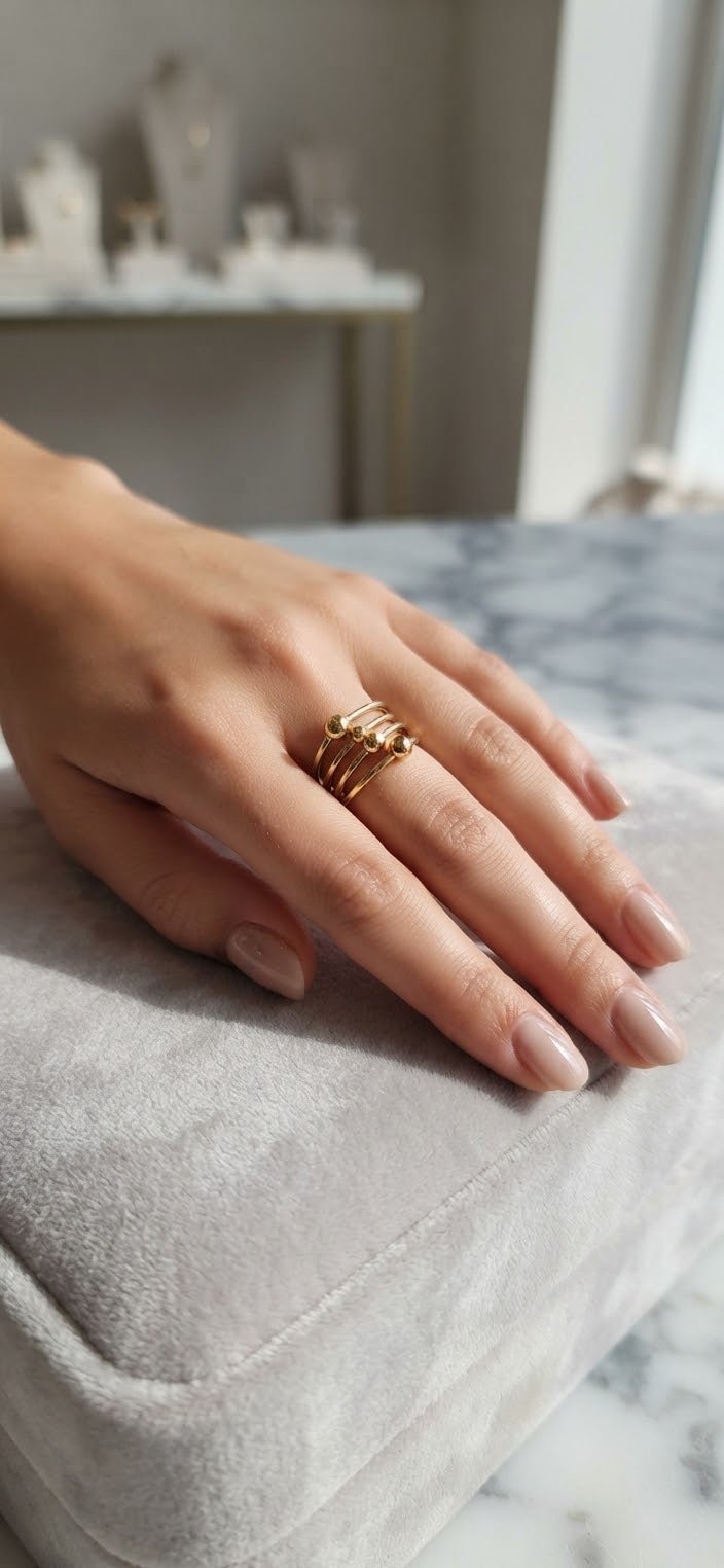 Adjustable Stainless Steel Rings – Stylish Women's Jewelry - Angelique Boutique