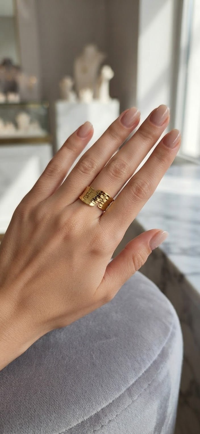 Adjustable Stainless Steel Rings – Stylish Women's Jewelry - Angelique Boutique