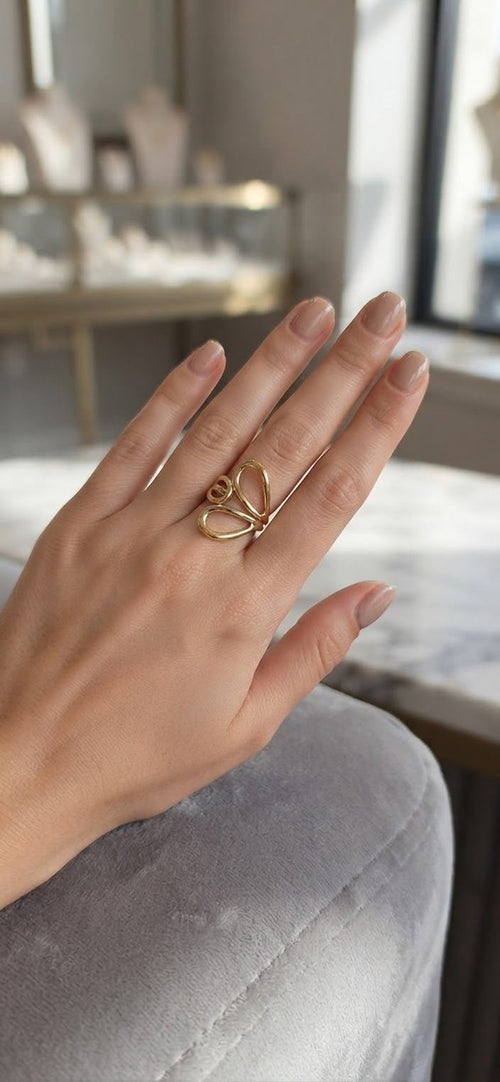 Adjustable Stainless Steel Rings – Stylish Women's Jewelry - Angelique Boutique