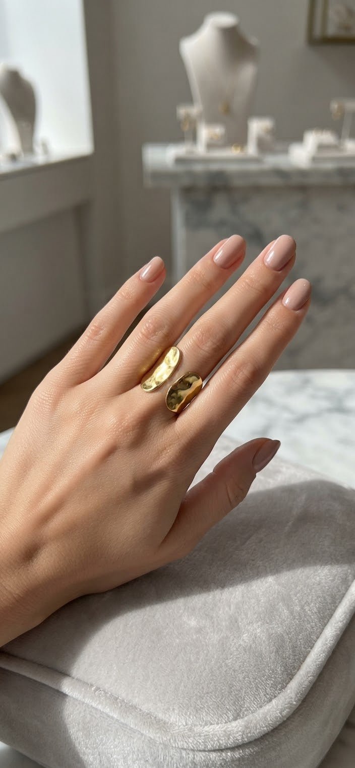 Adjustable Stainless Steel Rings – Stylish Women's Jewelry - Angelique Boutique