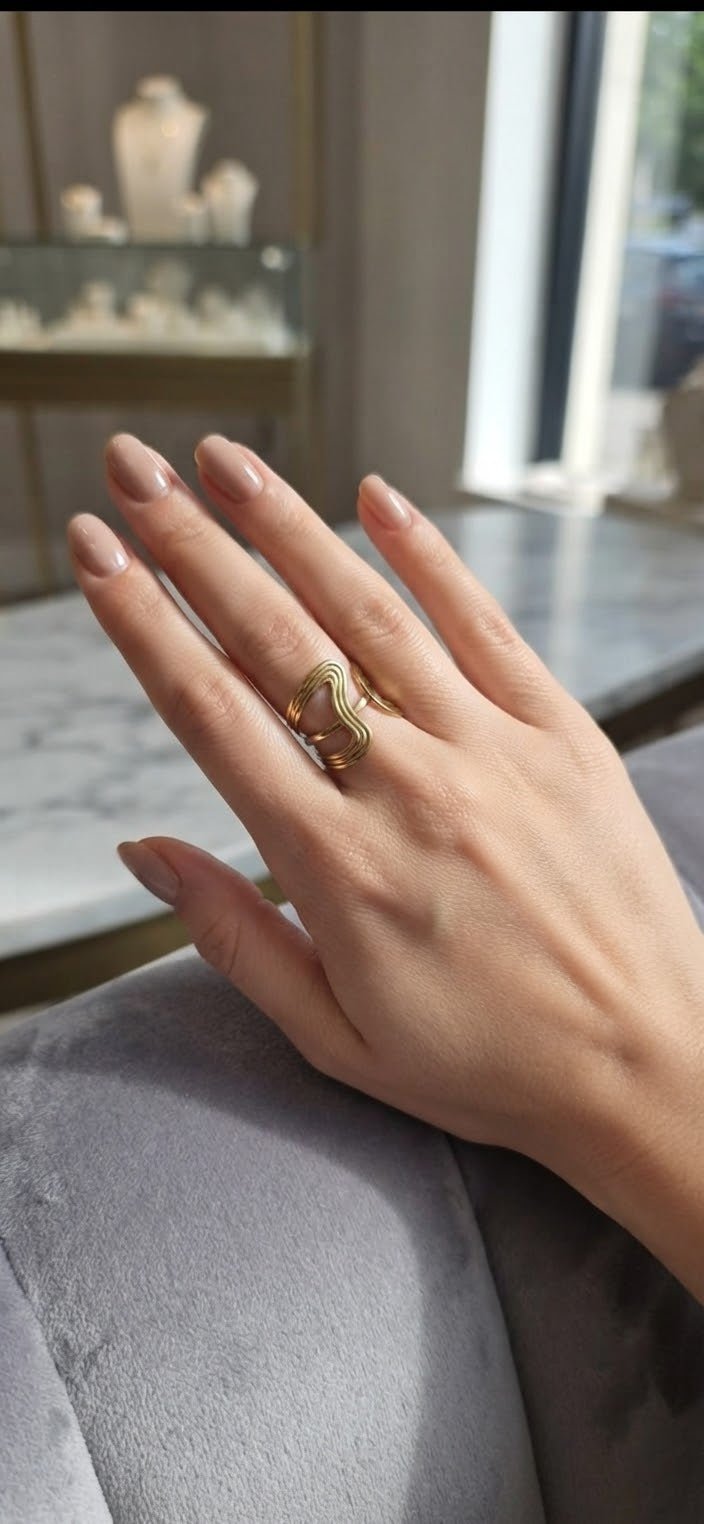 Adjustable Stainless Steel Rings – Stylish Women's Jewelry - Angelique Boutique