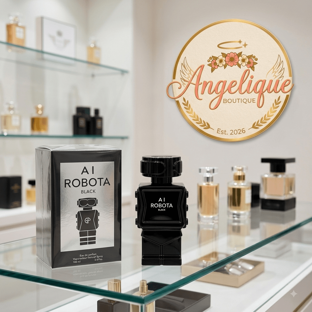 AI Robota Black Eau de Parfum for Men – 3.4 fl oz - Angelique Boutique