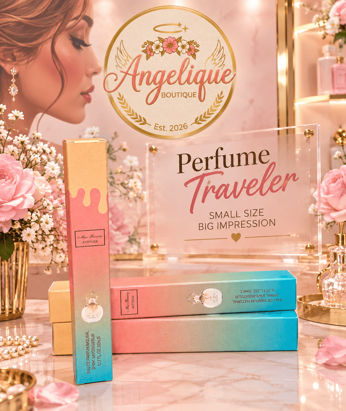 Almond Coffee Vanilla Travel Perfume for Women 35 ml - Angelique Boutique