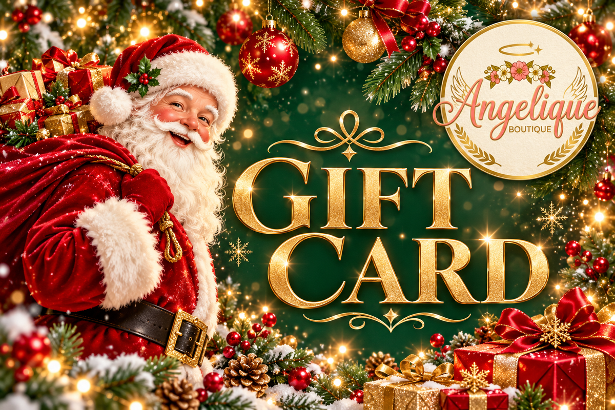 Angelique Boutique Santa Christmas Gift Card – Never Expires - Angelique Boutique