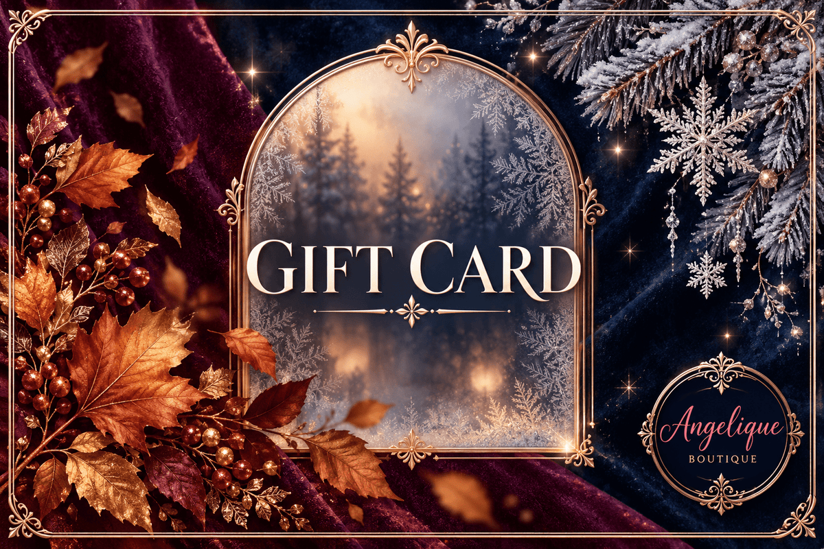Angelique Boutique Winter Luxury Gift Card – Never Expires - Angelique Boutique