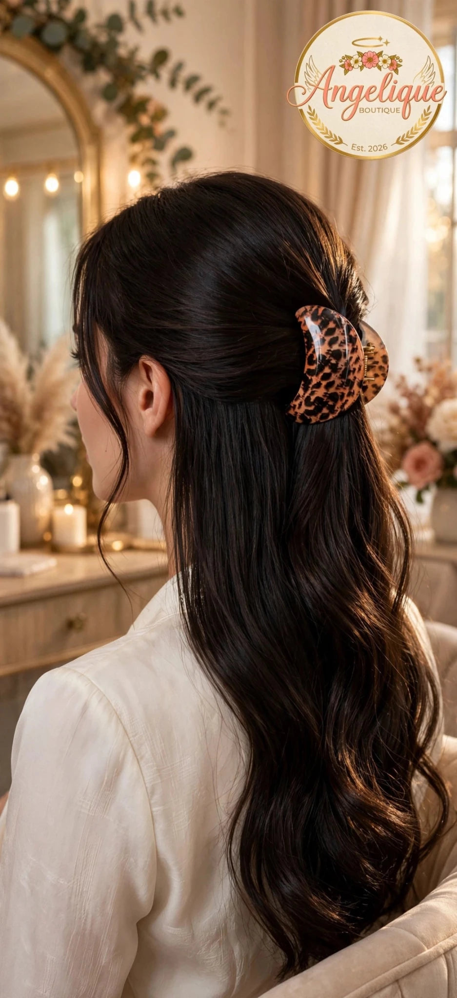 Animal Print Hair Clips – Assorted Styles & Colors - Angelique Boutique