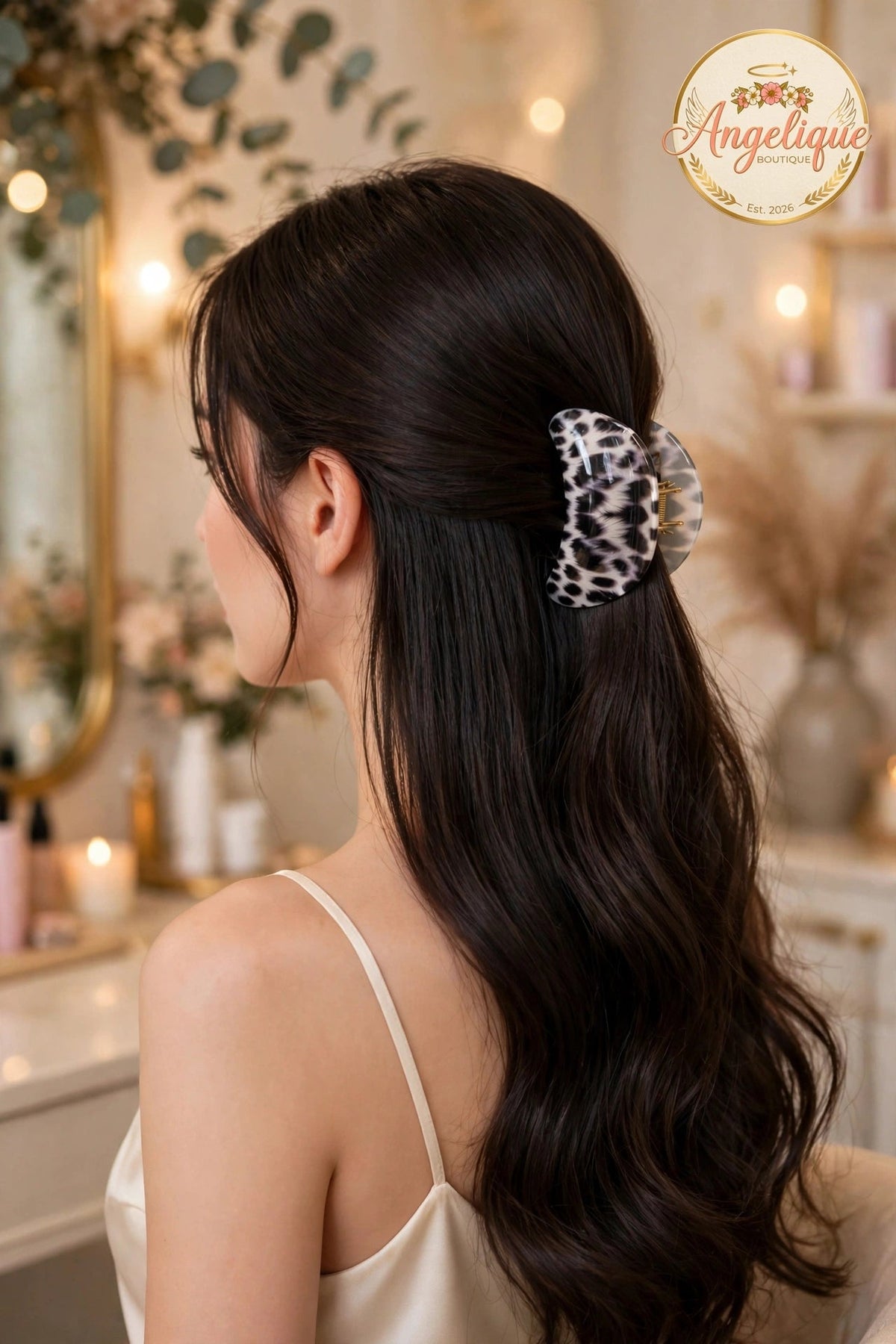 Animal Print Hair Clips – Assorted Styles & Colors - Angelique Boutique