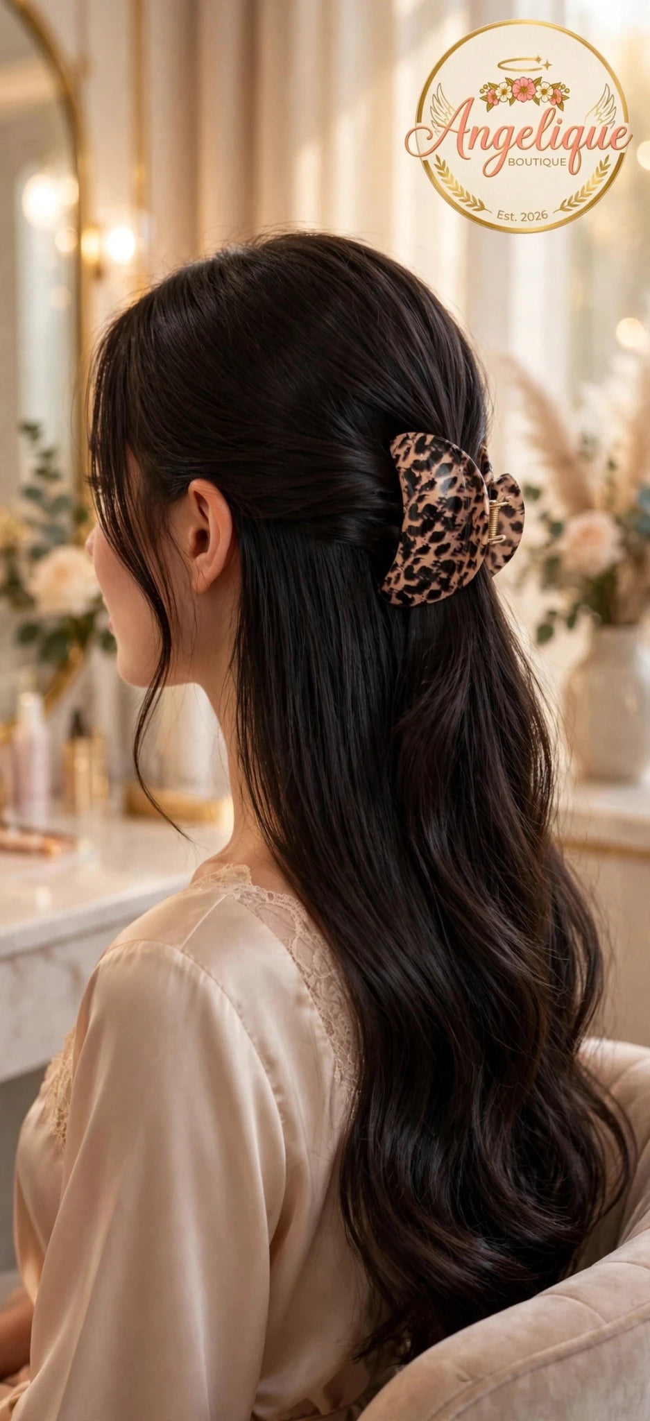 Animal Print Hair Clips – Assorted Styles & Colors - Angelique Boutique