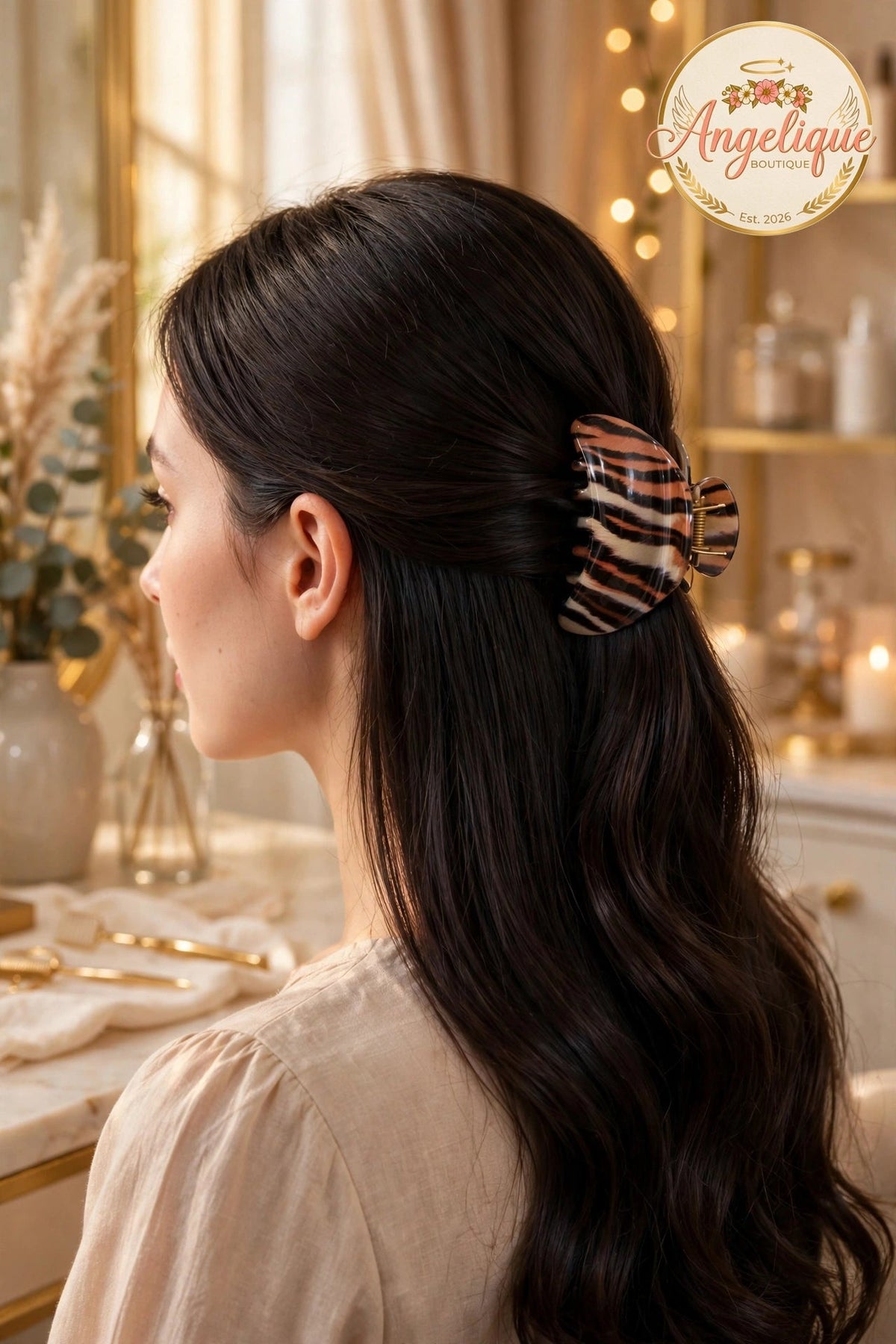 Animal Print Hair Clips – Assorted Styles & Colors - Angelique Boutique