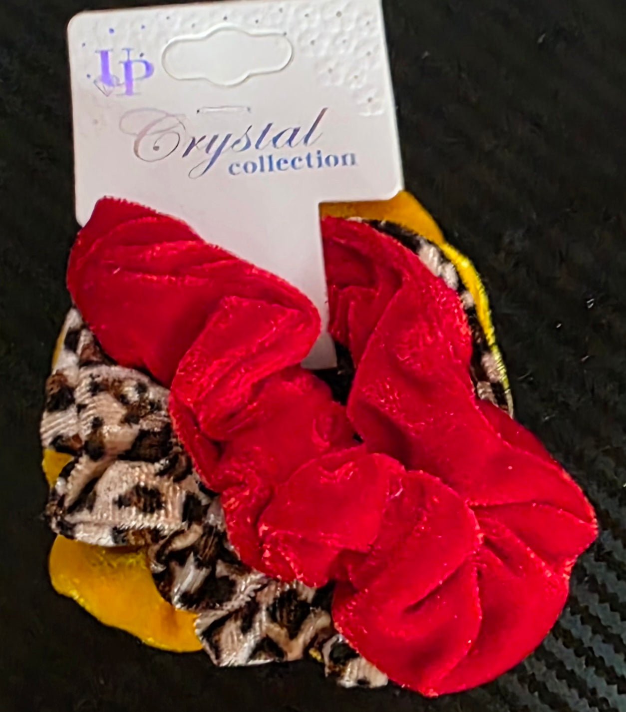 Animal Print Hair Scrunchies Set 3 Pcs – 4 Styles - Angelique Boutique