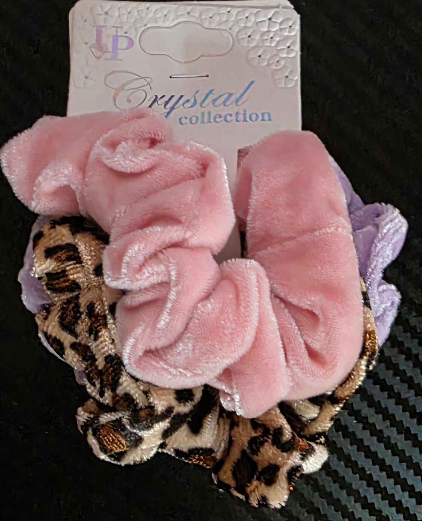Animal Print Hair Scrunchies Set 3 Pcs – 4 Styles - Angelique Boutique