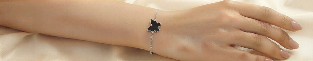 Butterfly Bracelet Gold & Silver Stainless Steel – Multi-Color - Angelique Boutique