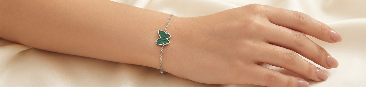 Butterfly Bracelet Gold & Silver Stainless Steel – Multi-Color - Angelique Boutique