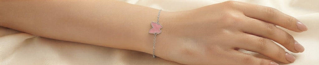 Butterfly Bracelet Gold & Silver Stainless Steel – Multi-Color - Angelique Boutique