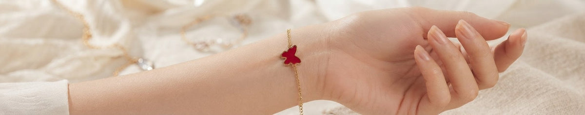 Butterfly Bracelet Gold & Silver Stainless Steel – Multi-Color - Angelique Boutique