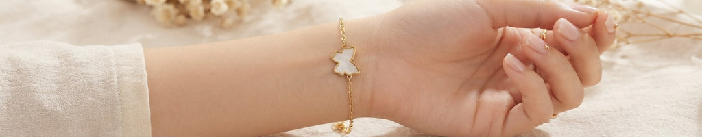 Butterfly Bracelet Gold & Silver Stainless Steel – Multi-Color - Angelique Boutique