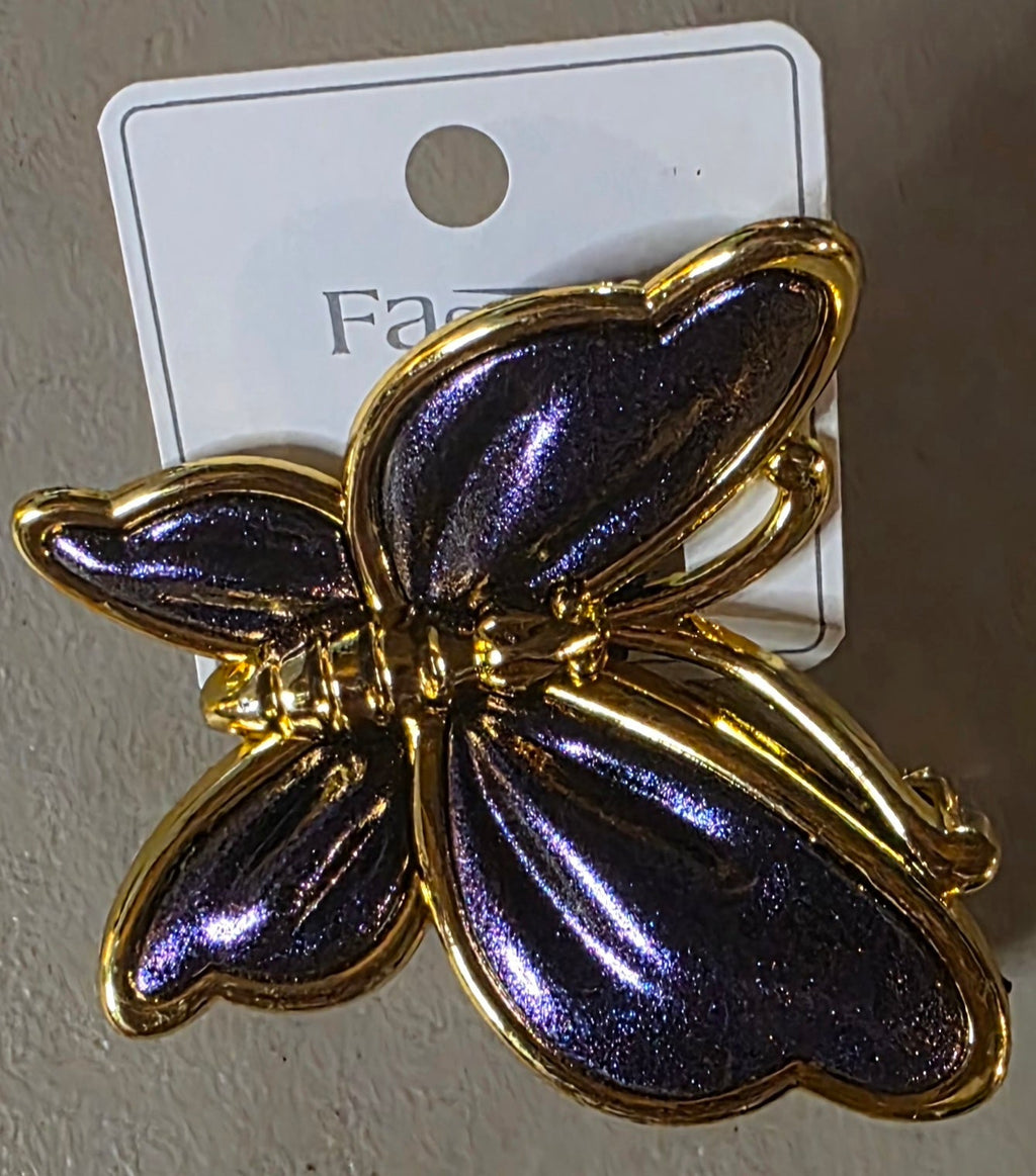 Butterfly Hair Claw Clip Glitter | Women & Girls | 10 Colors - Angelique Boutique
