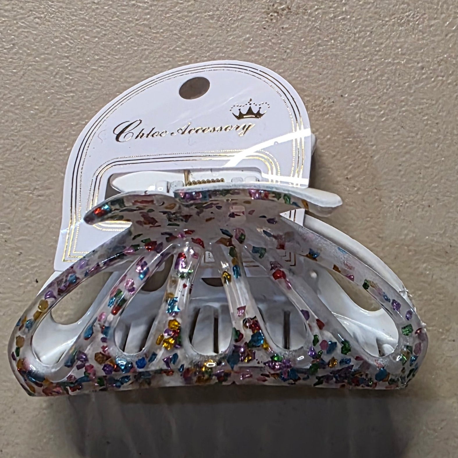 Butterfly Hair Clip with Glitter – Sparkly Hair Accessory - Angelique Boutique