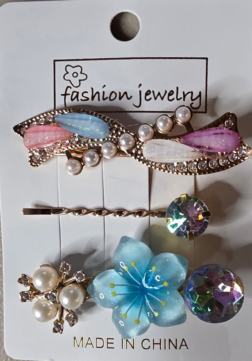 Butterfly Hair Pins – Set of 3 Decorative Bobby Pins - Angelique Boutique